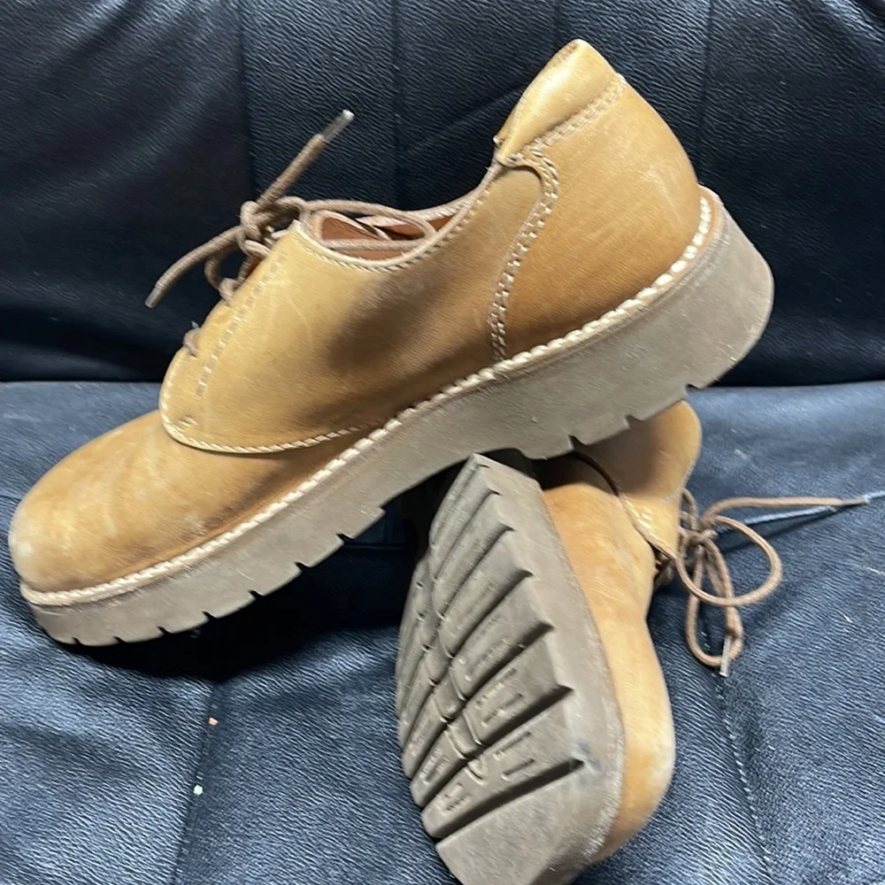 Men's Rockport Tan Casual Shoes Size 9 European 20 leather upper